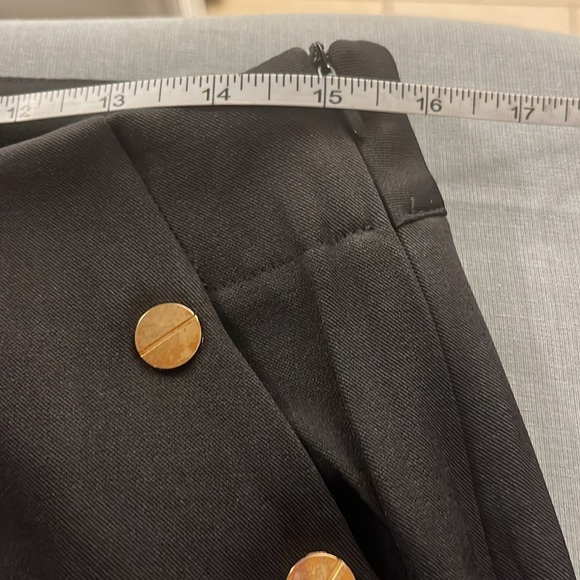 NWOT Black High Waisted Wide Leg Sailor Pants Size 1X - Picture 10 of 11